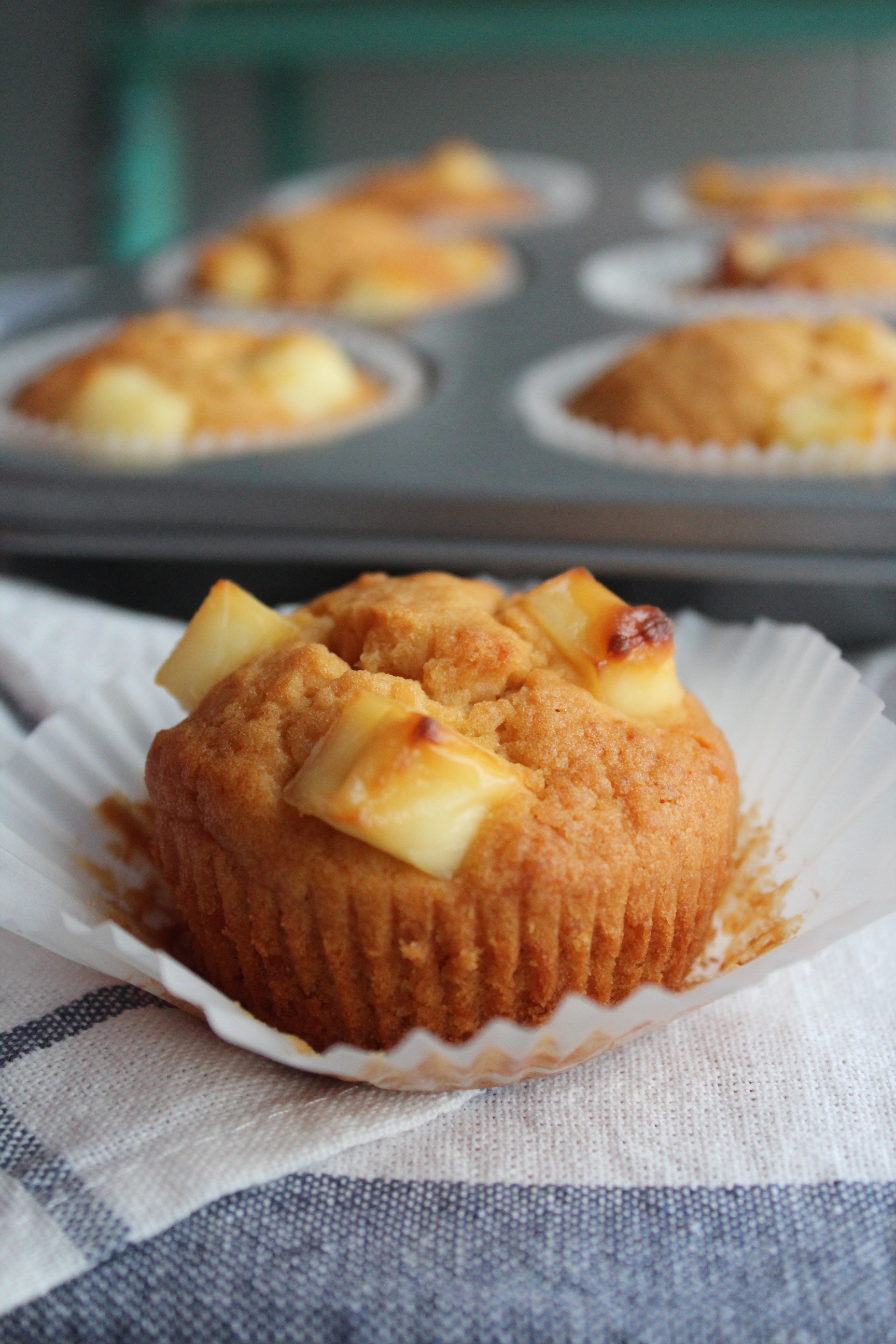 馋嘴小妇人做的海盐焦糖乳酪muffin