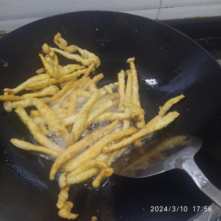 蘑菇系列之——油炸海鲜菇