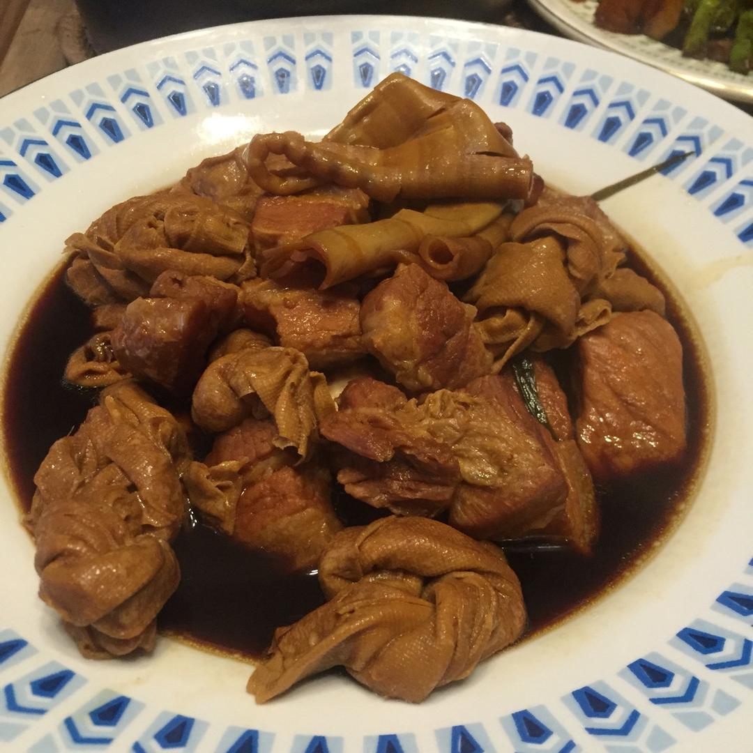 百叶结烧肉