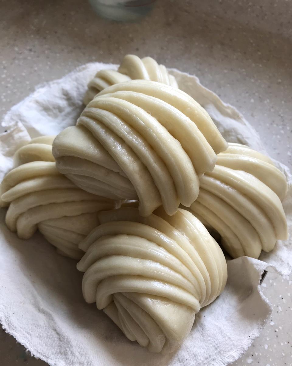 宅菲菲做的造型漂亮做法超简单的花卷馒头