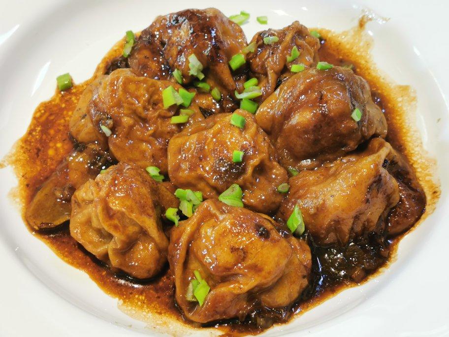 红烧油面筋塞肉