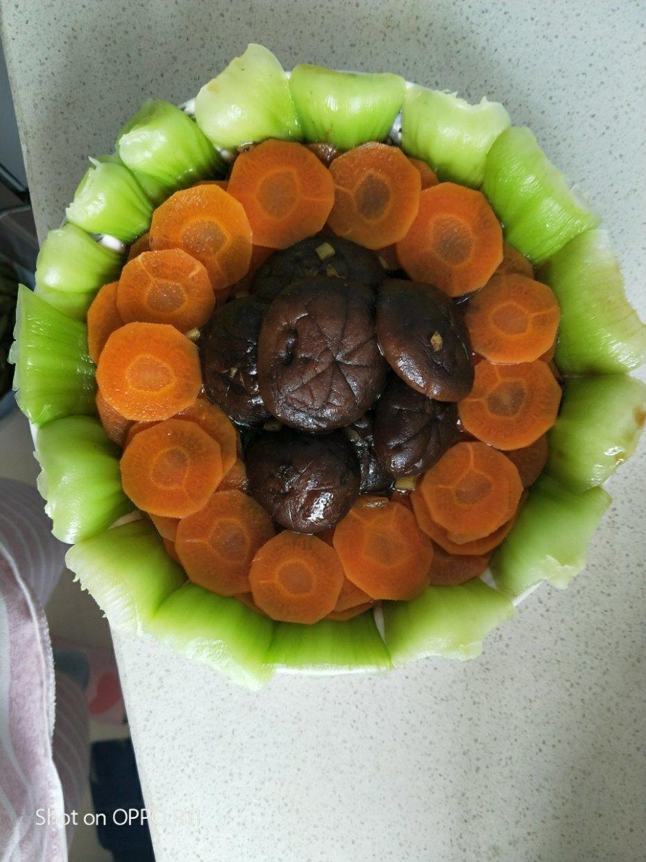 香菇胡萝卜菜心