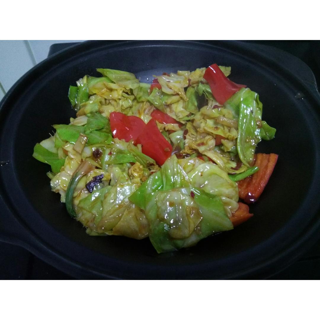 干锅手撕卷心菜