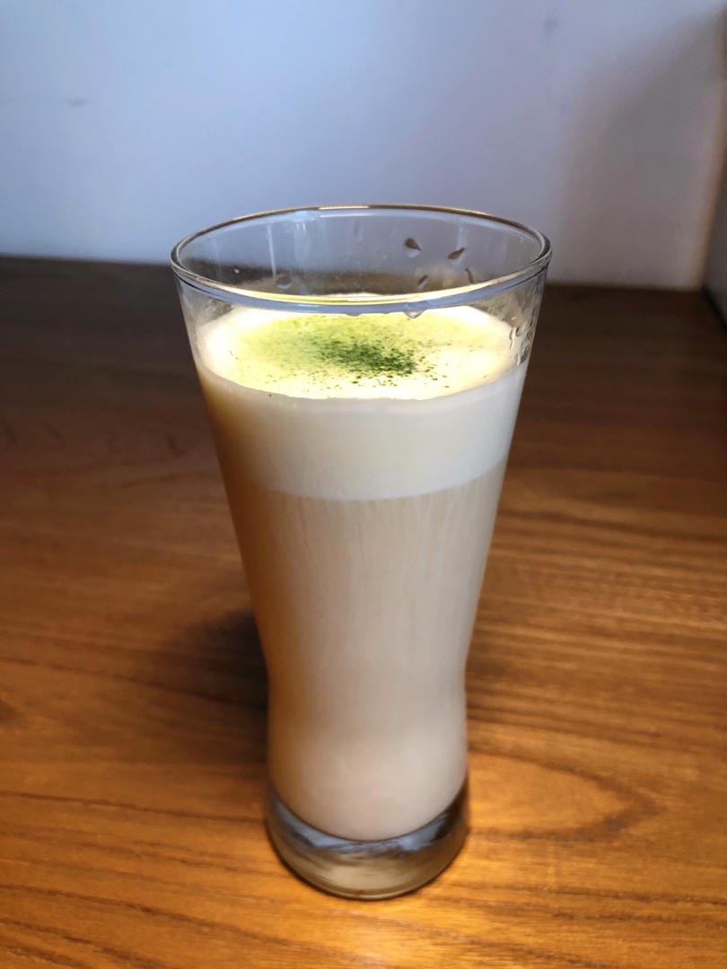 白萌萌很萌做的茉莉绿茶奶盖(无添加无奶精)