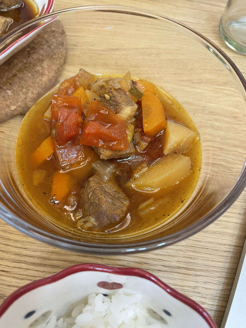 番茄焖牛腩(懒人电炖锅版)
