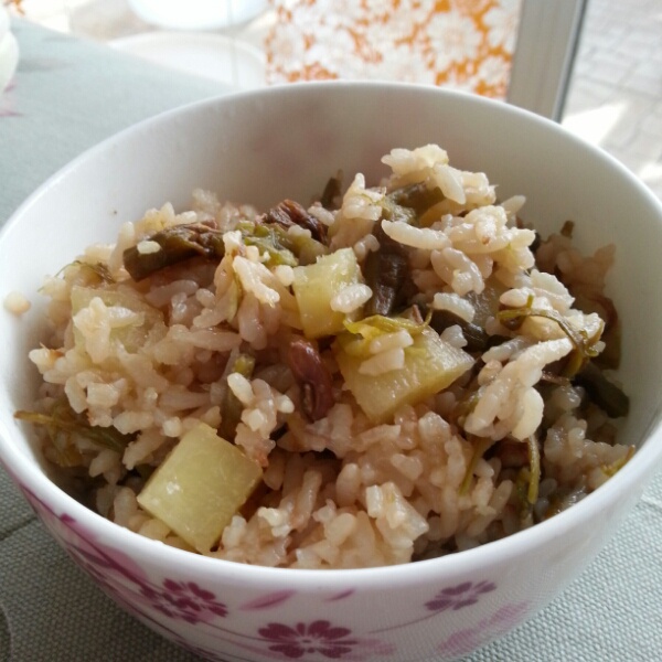 电饭煲豇豆焖饭