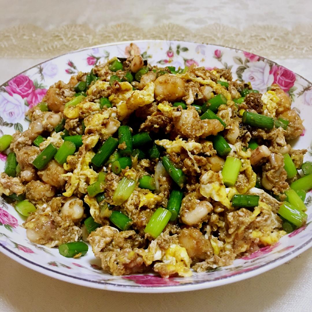 虾酱炒八带（津门）
