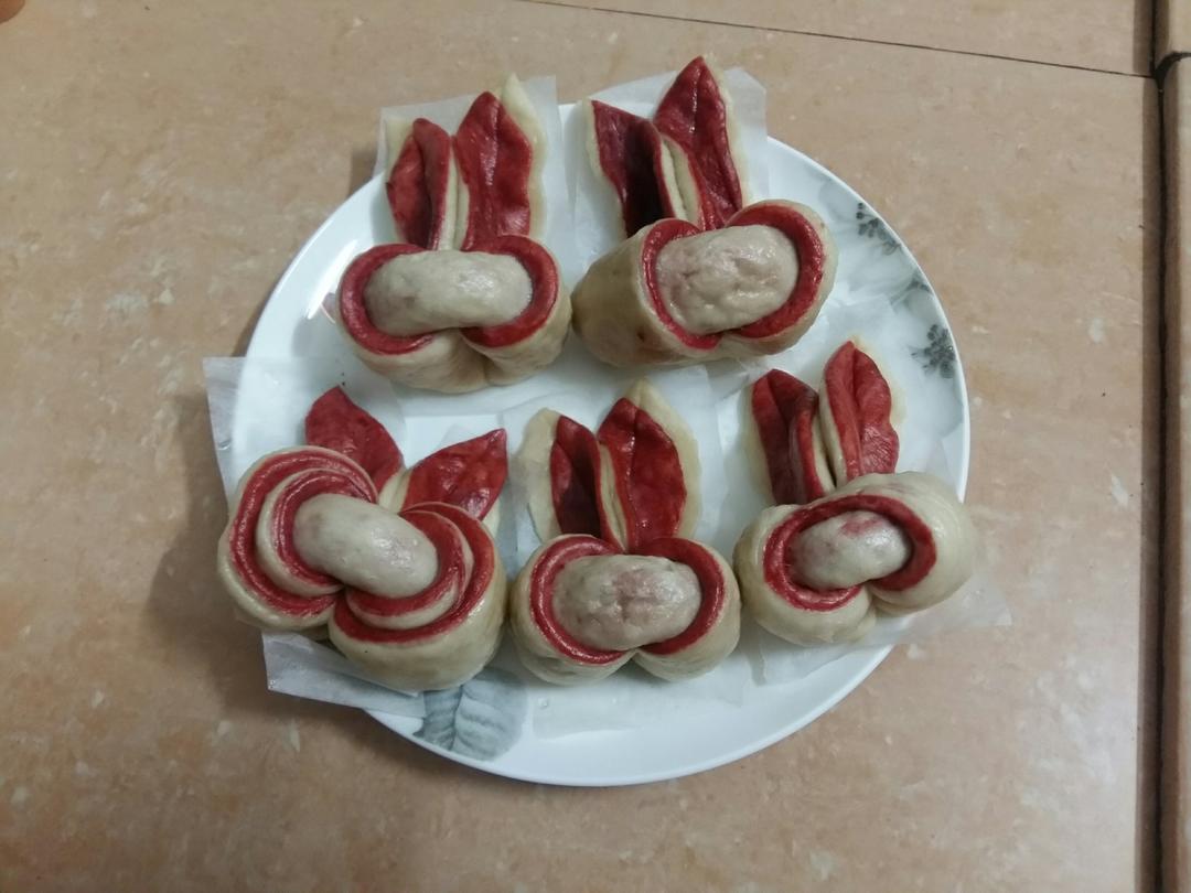 卡通兔子馒头