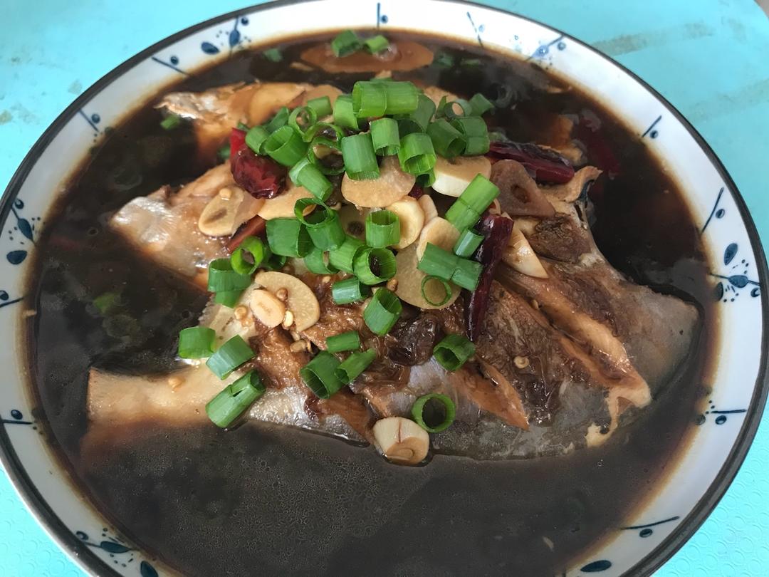 家常红烧鲳鱼