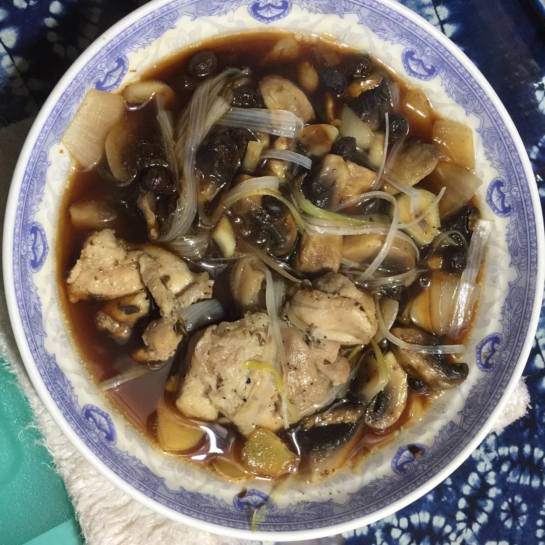 香菇蒸滑鸡