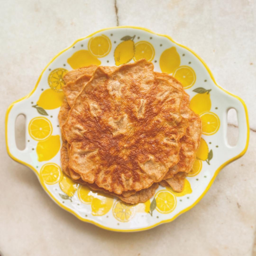 肉桂鸡蛋饼快手煎饼丨低碳生酮无麸质蛋断egg fast pancakes