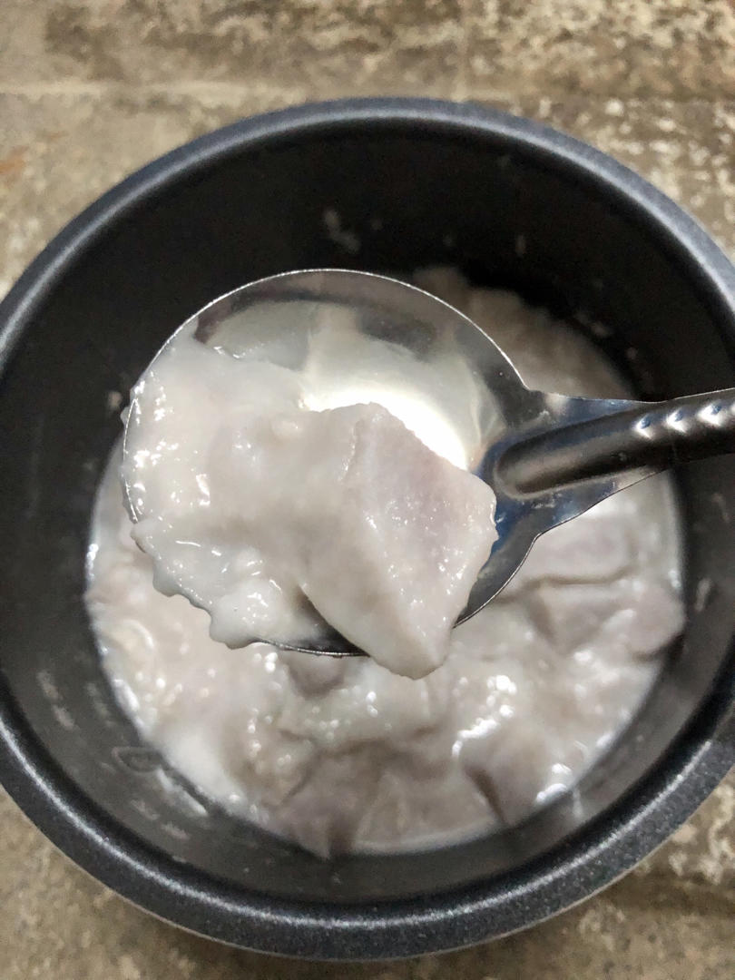 鲜芋仙的酥糯芋头