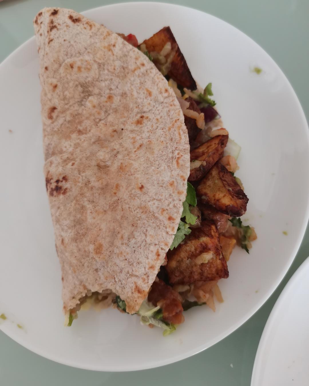 Chicken Burrito 一顿顶五顿的鸡肉墨西哥卷饼