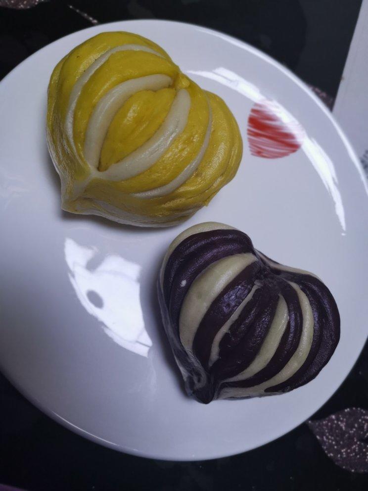 彩色爱心卷·馒头