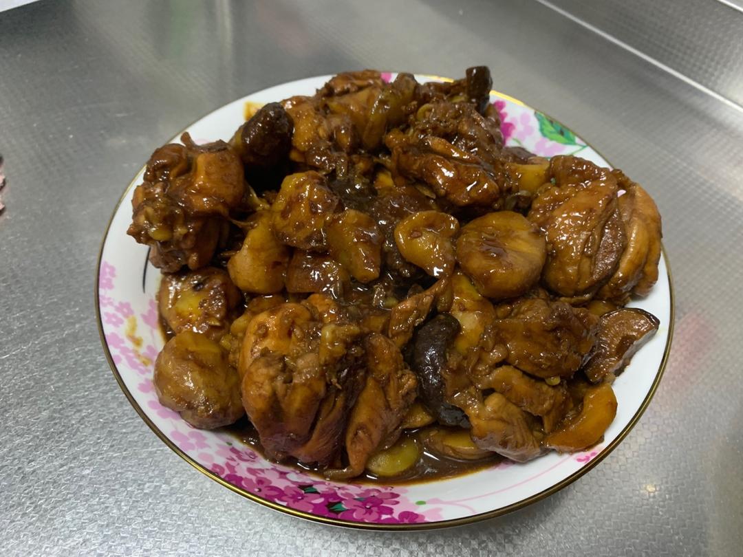 【栗子烧鸡】鸡肉都给你吃，栗子归我~