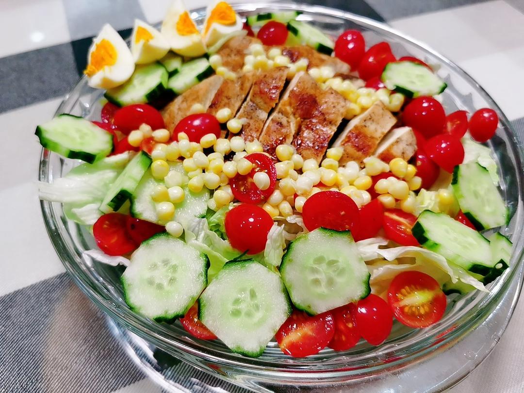 完美🥗沙拉公式—健康低脂—鸡胸肉藜麦沙拉