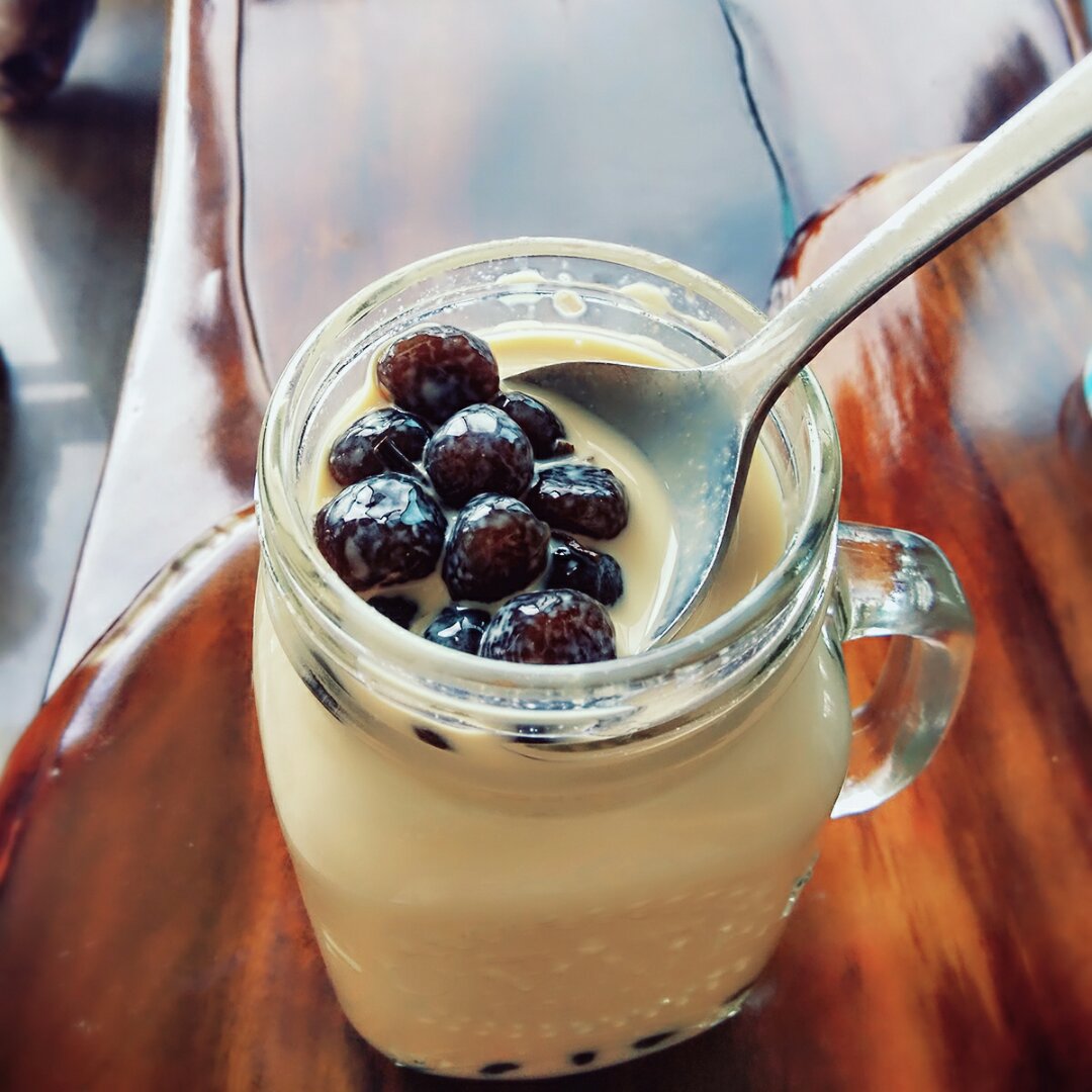 夏茹子做的手煮奶茶