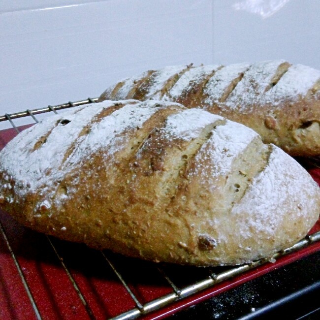 全麦核桃包～软欧包