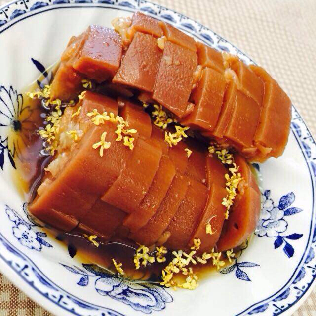 【曼食慢语】桂花红糖糯米藕