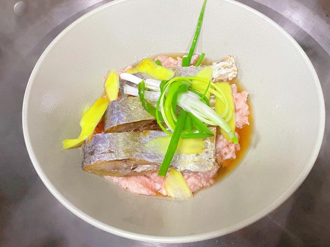 🌈咸鱼蒸肉糜（肉饼）
