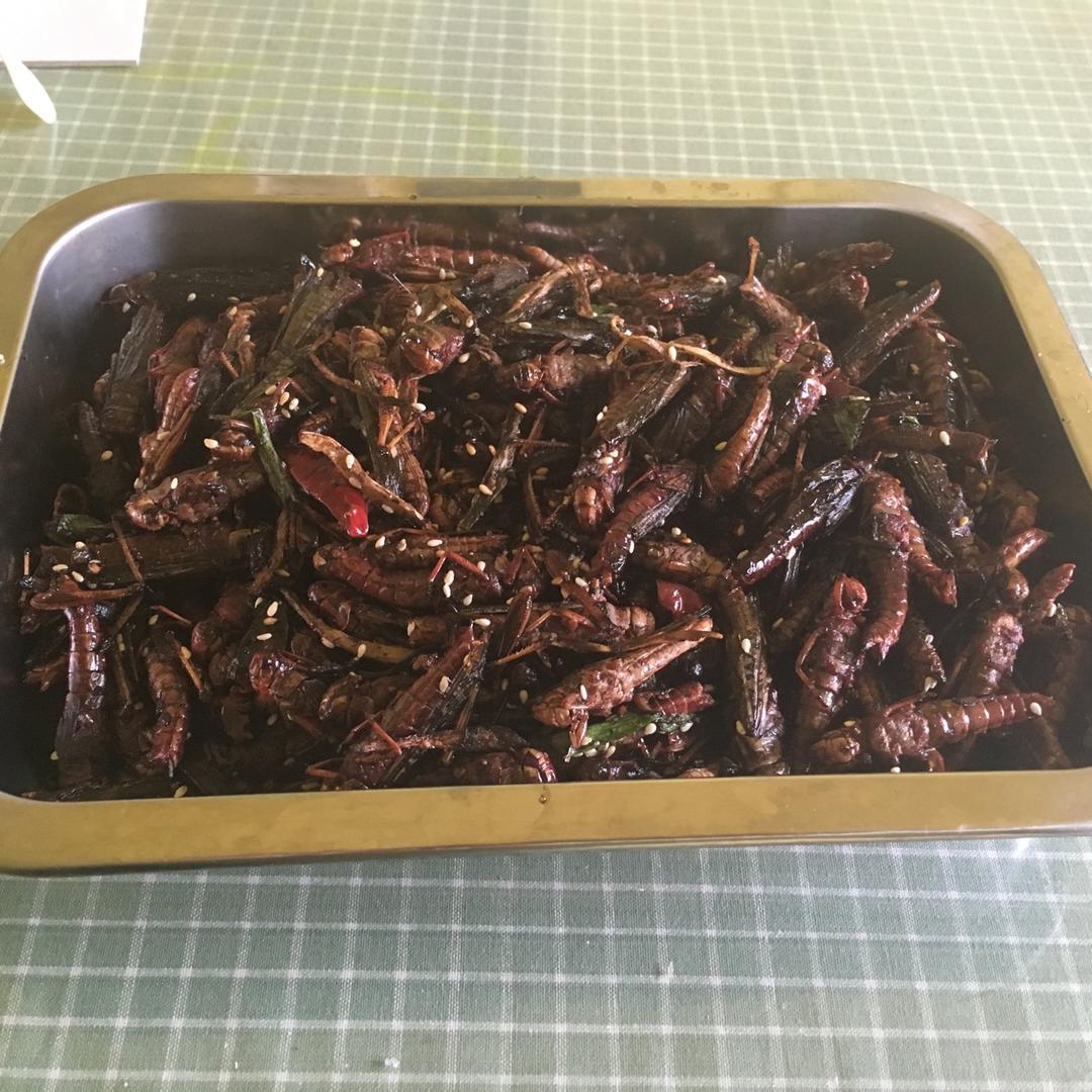 干煸蚂蚱