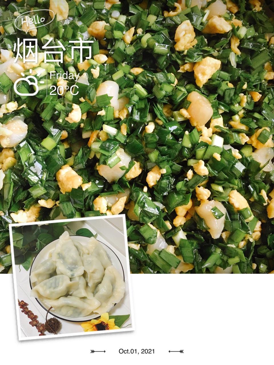 鲜美好吃的「扇贝丁饺子🥟」这样调馅儿，给肉都不换！