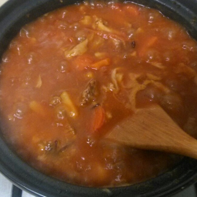 西红柿牛腩土豆