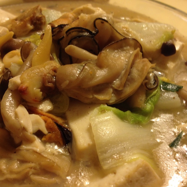 牡蛎炖豆腐