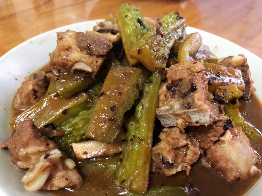 凉瓜豆豉焖排骨