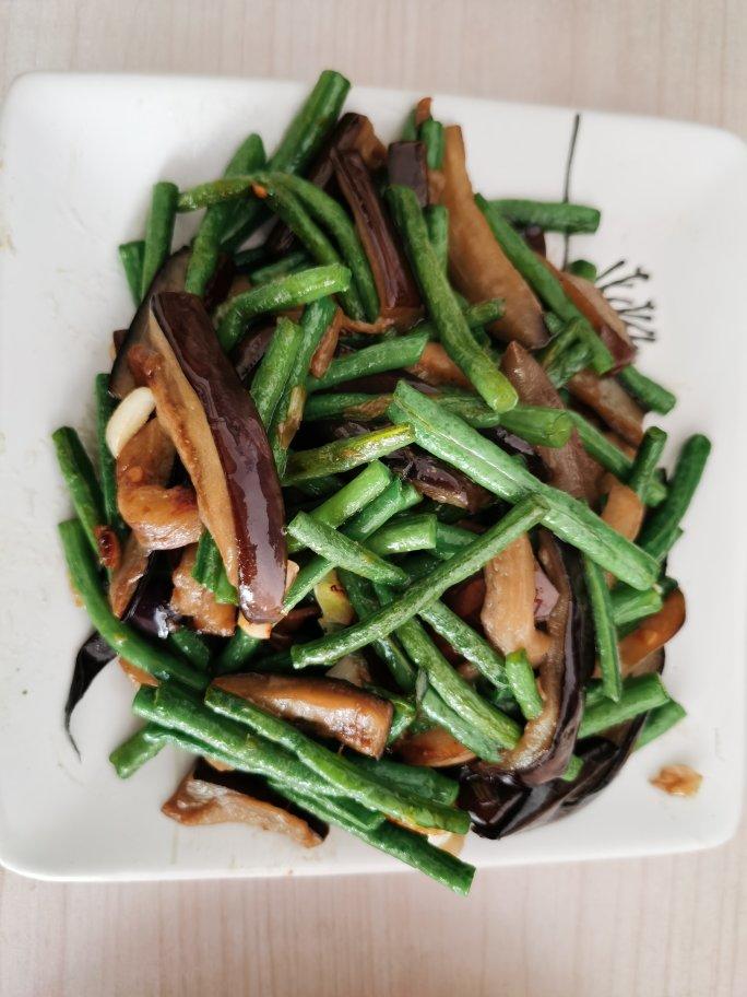 豆角烧茄子