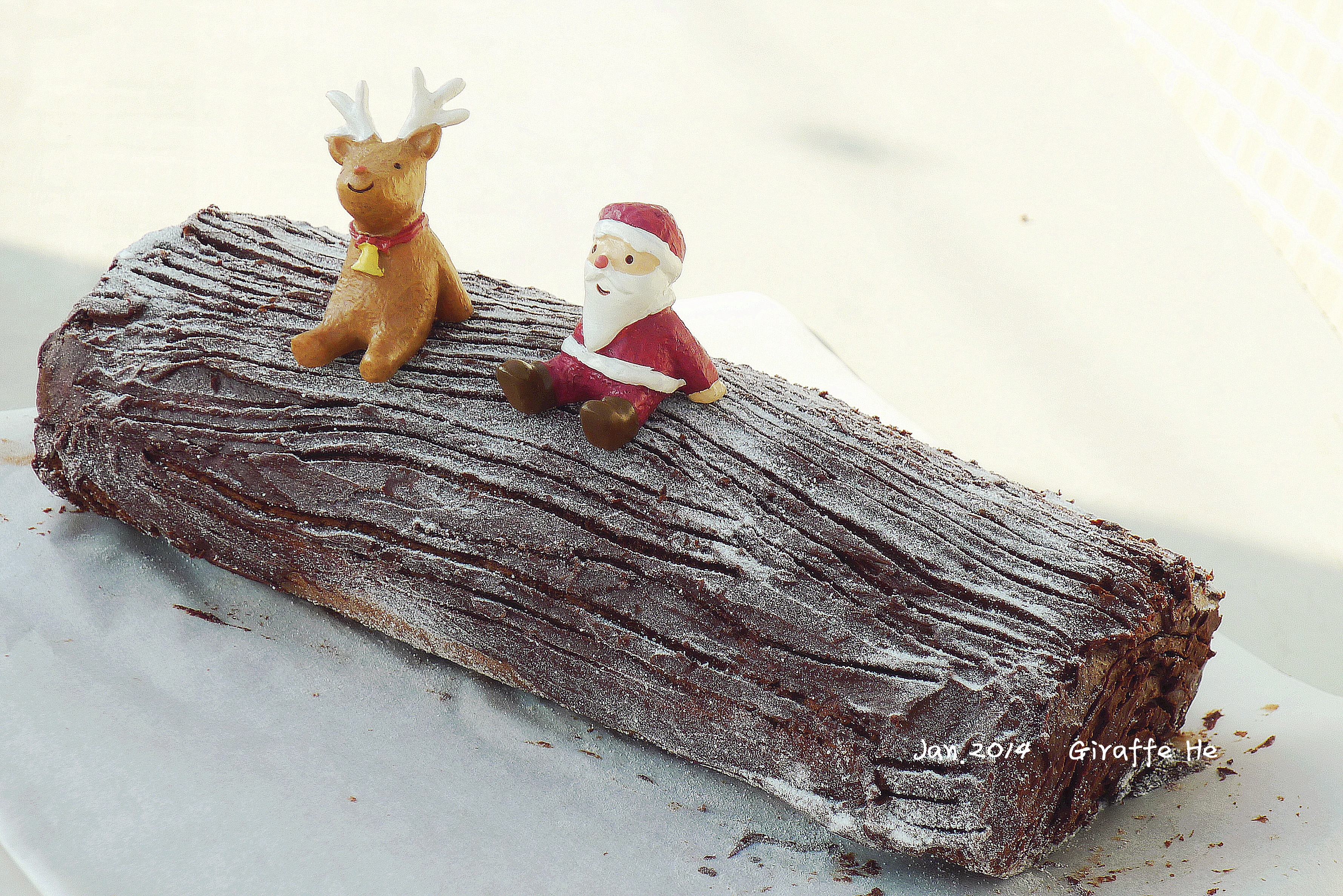 圣诞树干蛋糕（Christmas Log）
