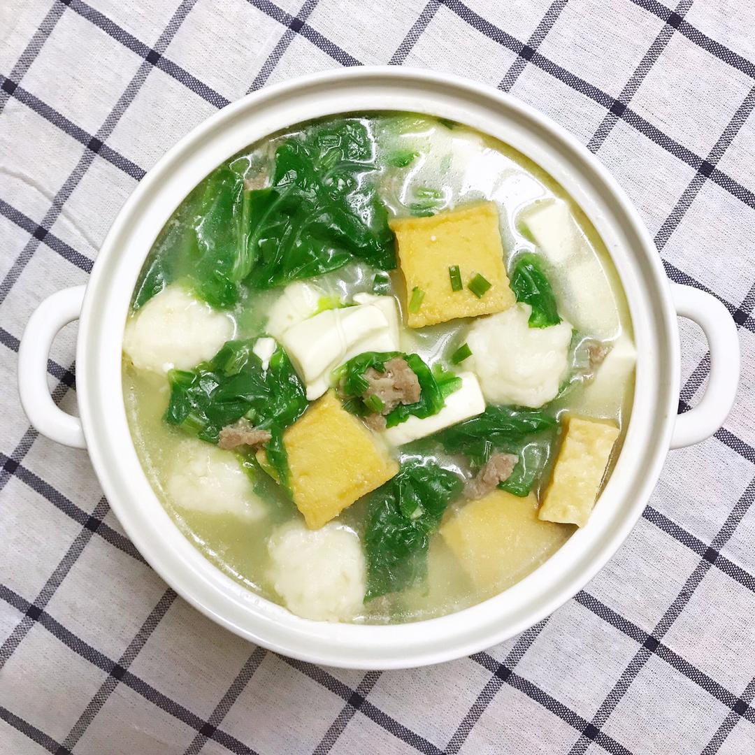 白菜豆腐汤