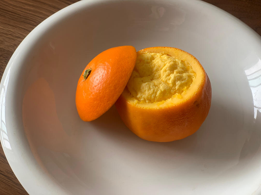 “橙”意满🈵️【🍊橙子蒸蛋】解锁水果新吃法