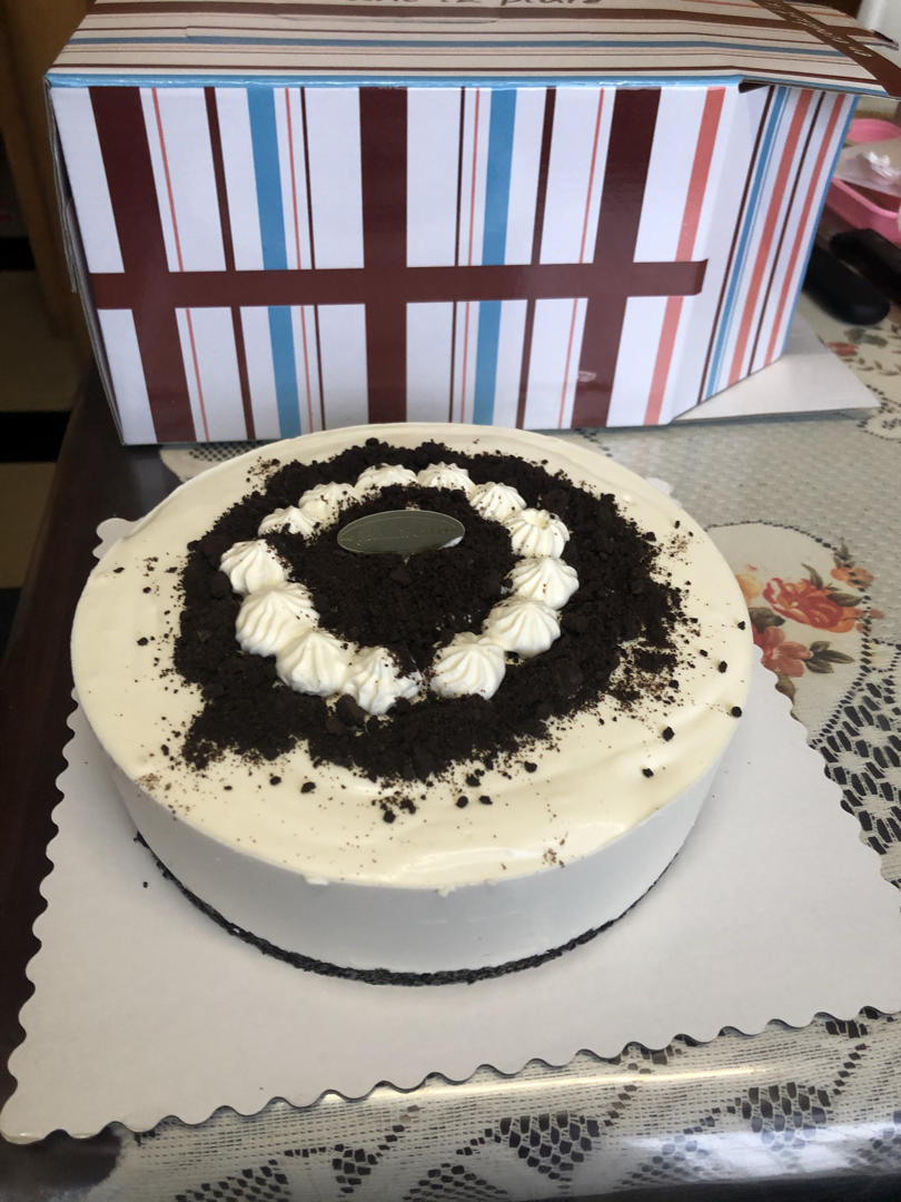 kiri奶油芝士食谱——淋面酸奶芝士慕斯（八寸）