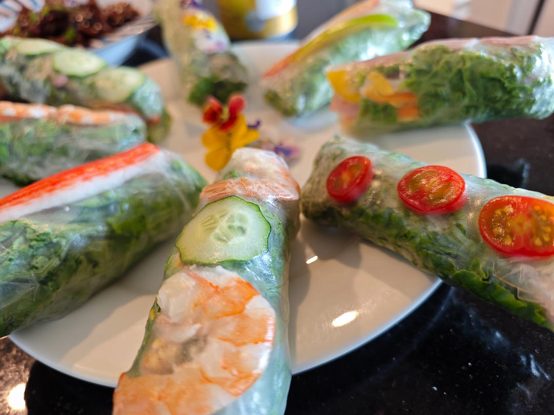 【外貌协会🌴】越南春卷（附蘸汁做法，超低热量！）