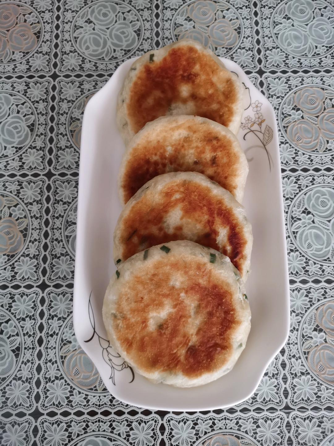 不用手揉面的发面葱花饼 松软好吃 省时省力 附细节视频详解