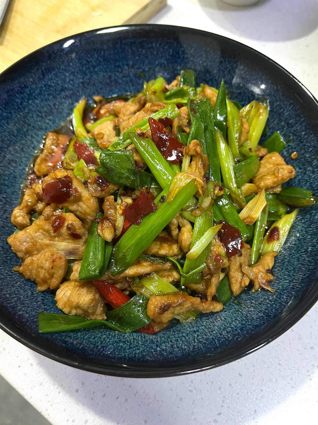 川菜 葱黄炒肉片