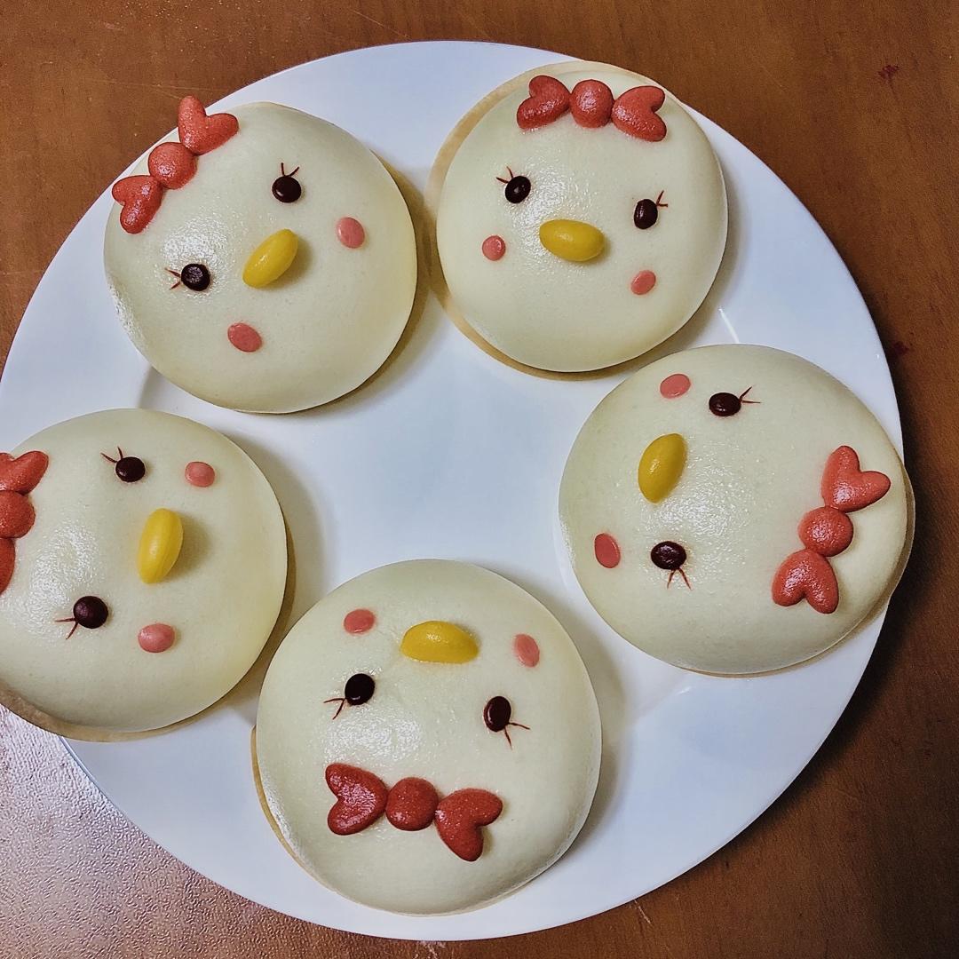 迪斯尼冰淇淋甜筒卡通馒头