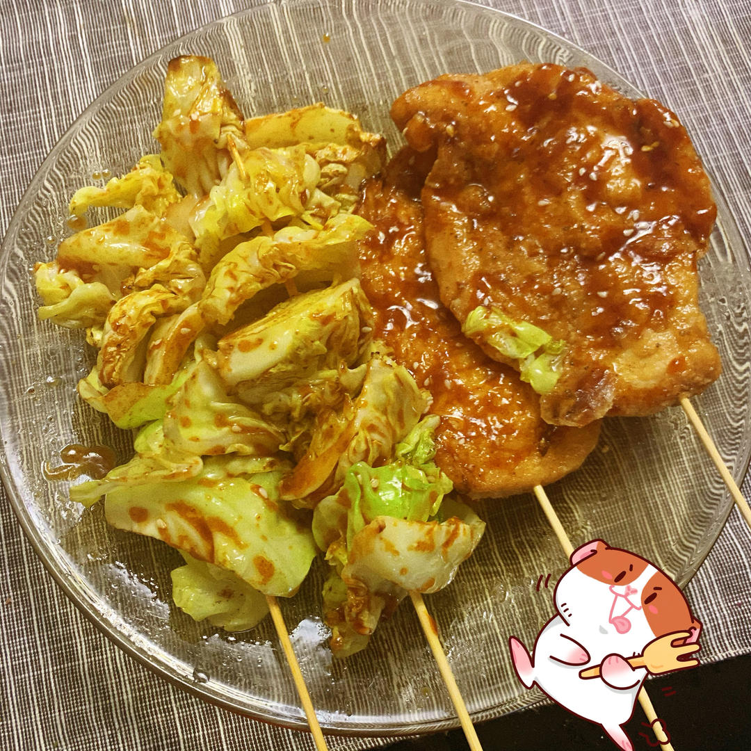 街头小吃「炸包菜」👍👍👍