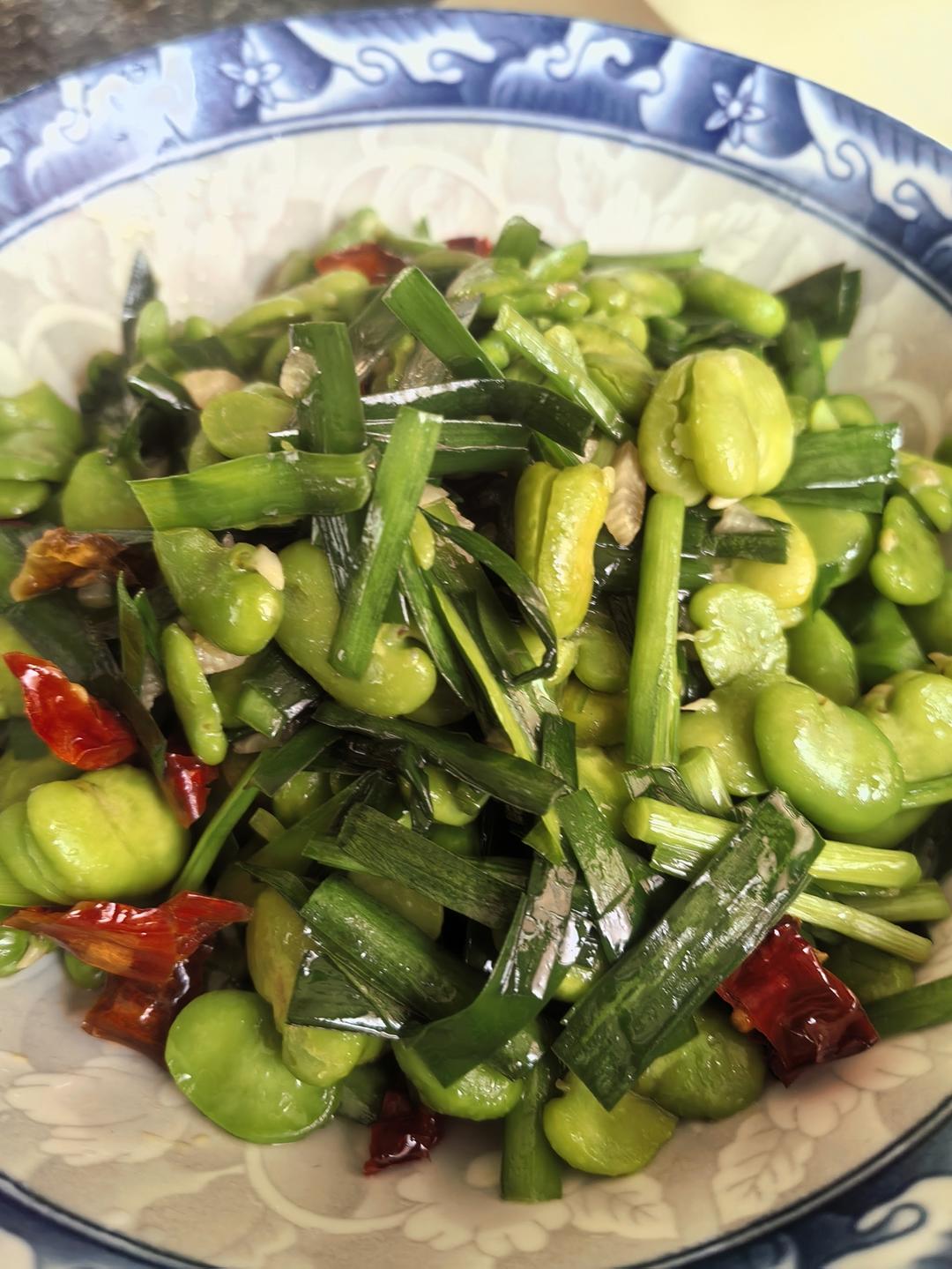 好吃的炒新鲜蚕豆