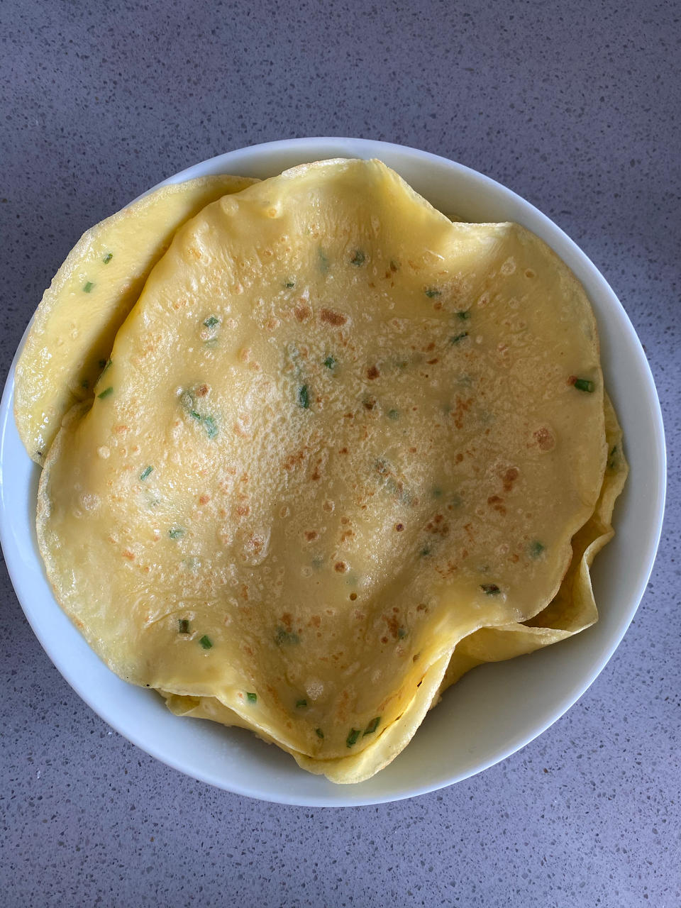 简单快手蔬菜鸡蛋煎饼