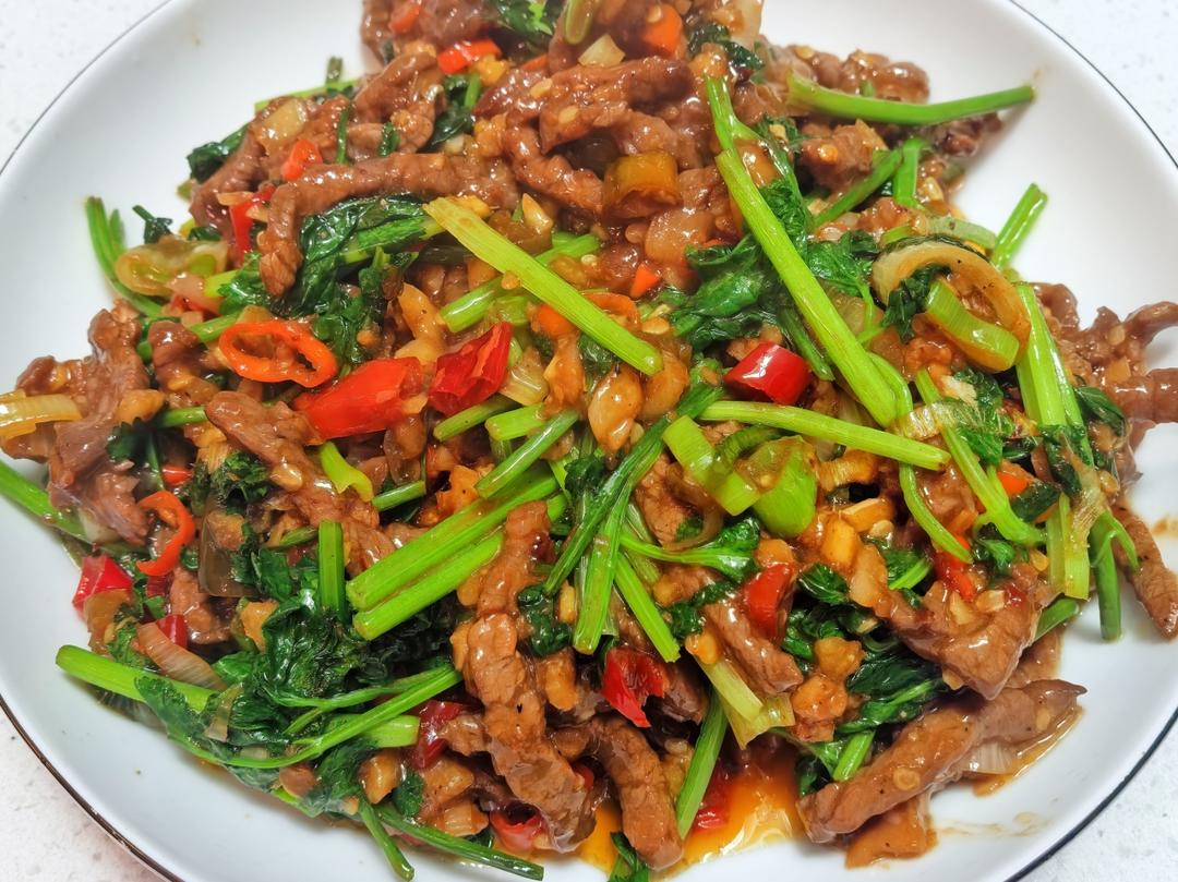 川式泡椒香菜牛肉丝