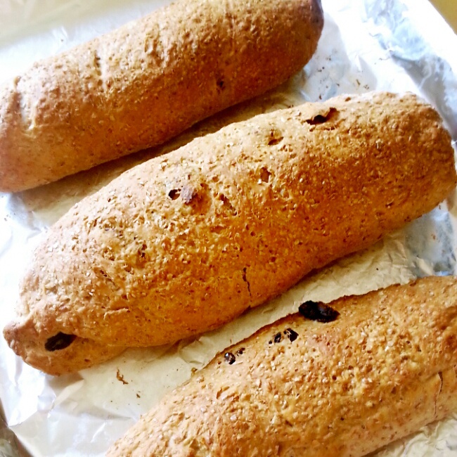 蔓越莓全麦黑糖面包