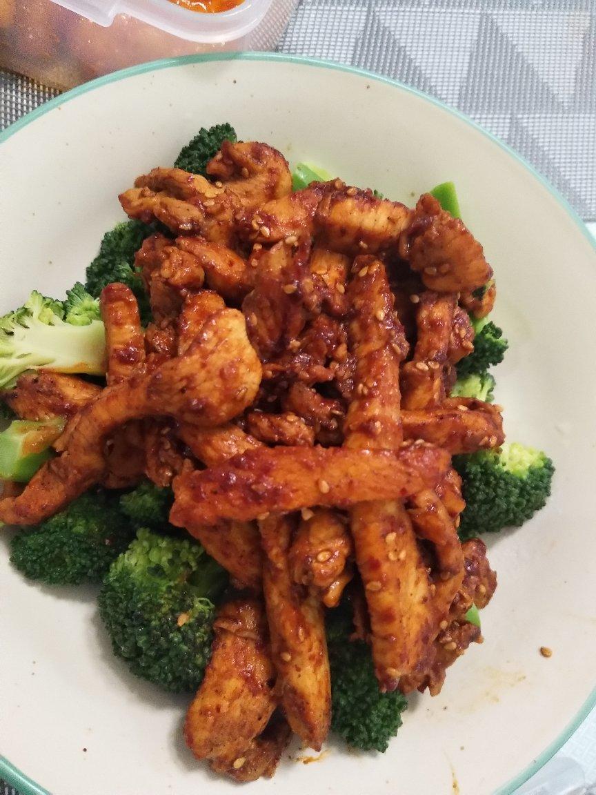 孜然鸡胸肉，低脂低卡好吃无压力。