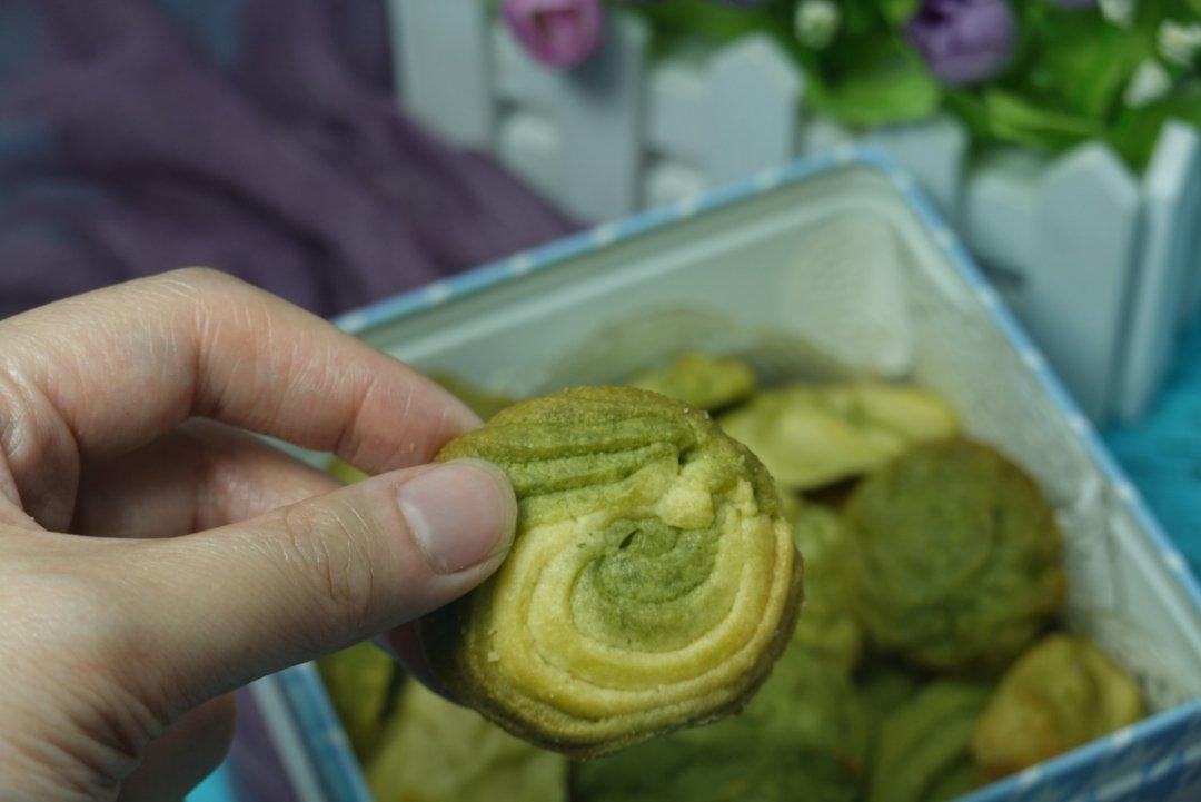 抹茶手作 | 抹茶双色曲奇