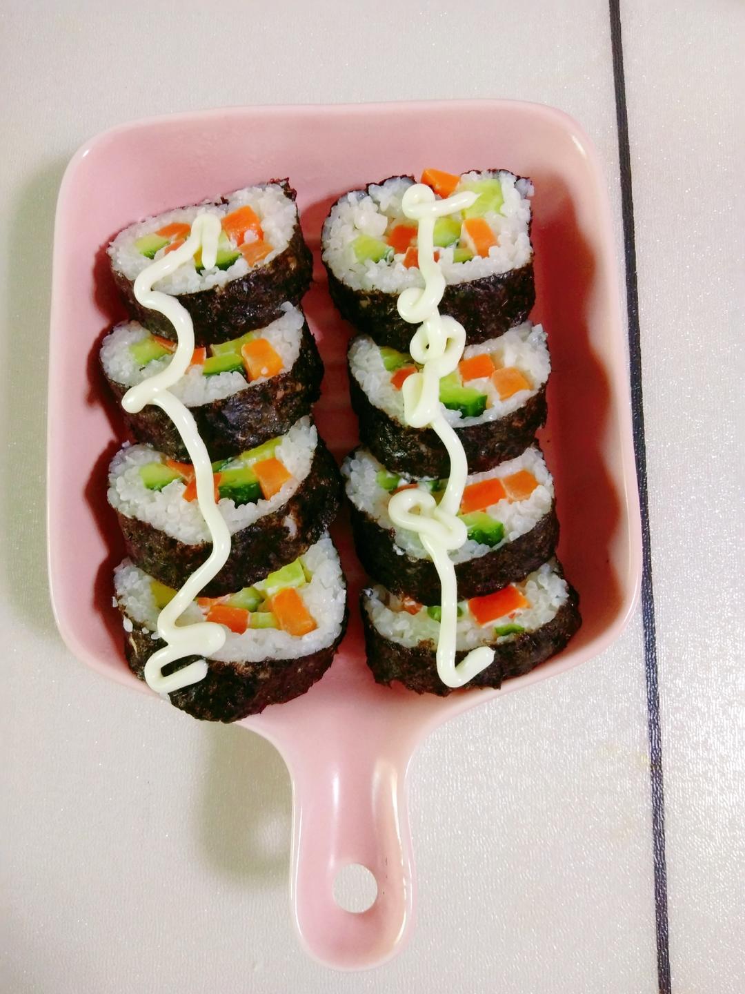 韩式紫菜寿司卷的做法