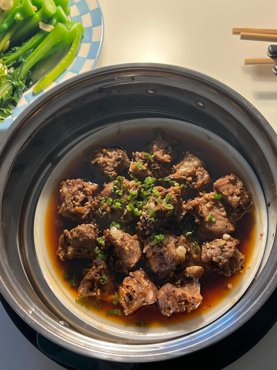 家常菜～豉汁蒸排骨