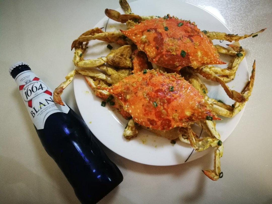 咸蛋黄焗蟹