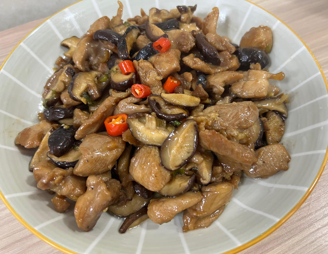 香菇滑鸡