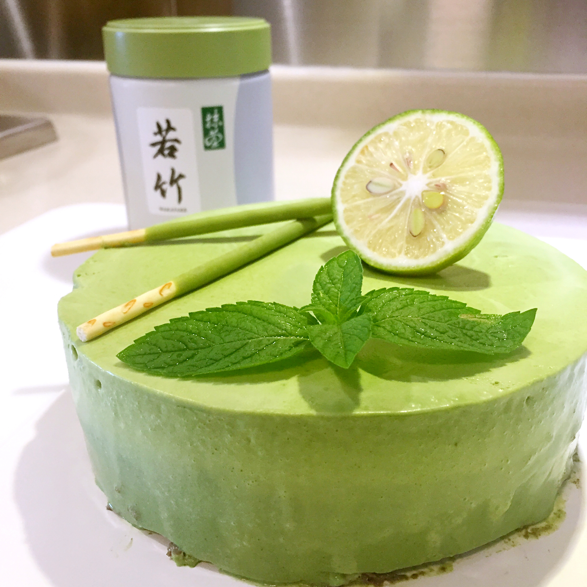 巧克力抹茶慕斯蛋糕（小山进巧克力海绵）
